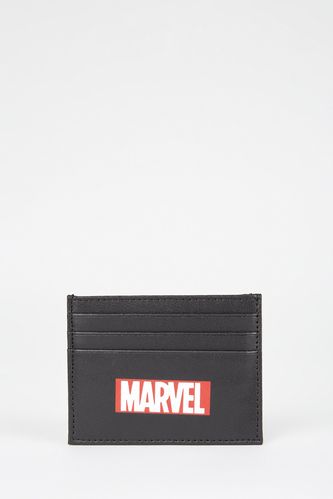 Men's Marvel Licensed Faux Leather Business Card Holder