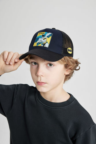 Erkek Çocuk Batman Pamuklu Beyzbol Basketbol Şapkası