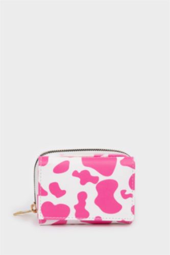 Kadın Baskılı Suni Deri Cüzdan