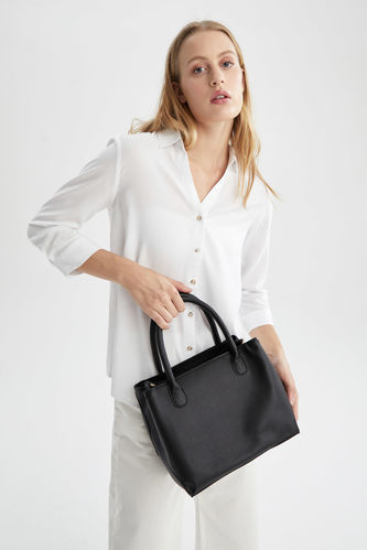 Women Faux Leather Tote Large Shoulder Bag
