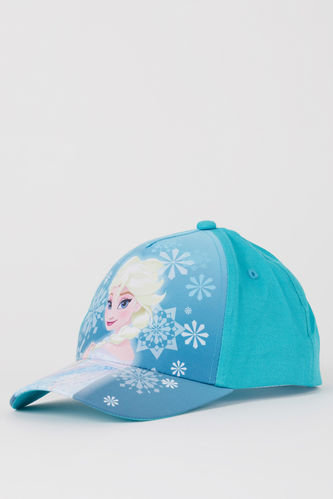 Kız Çocuk Frozen Lisanslı Baskılı Cap Şapka