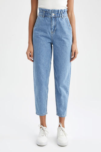 Paperbag Fit High Waisted Jeans