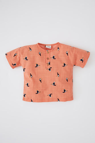 Рубашка с принтом для малышей мальчиков