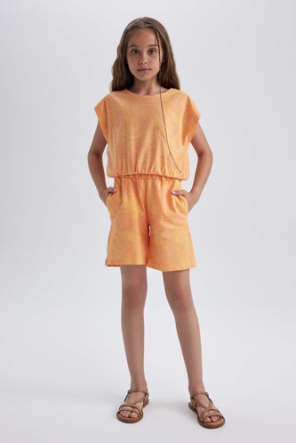 Girl Tie-Dye Crop Short Sleeve 2-Pack Set