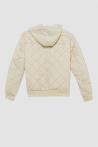 Ecru Man Slim Fit Puffer Jacket 2559141 | DeFacto