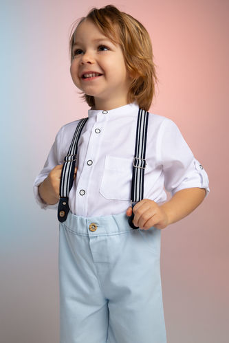 Baby Boy Regular Fit Basic Long Sleeve Shirt