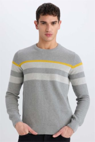 Standard Fit Crew Neck Knitwear Pullover