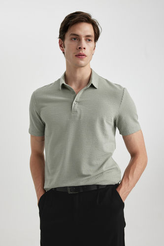 Slim Fit Polo Collar Polo T-Shirt