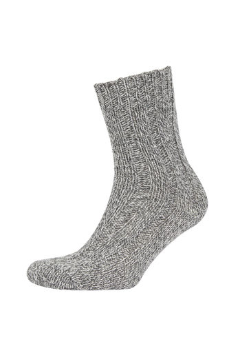 Kadın Pamuklu Uzun Kışlık Kalın Çorap