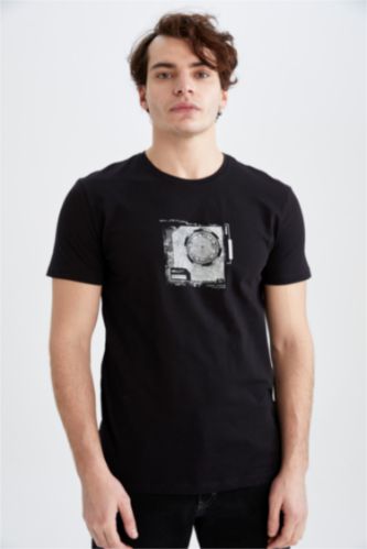 T-shirt Homme DKNY - Gris - Taille L - Manches Courtes - 100% Coton - Occasion Parfait état