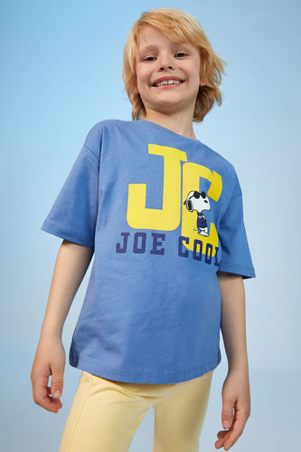 Boy Short Sleeve Snoopy Printed T-Shirt