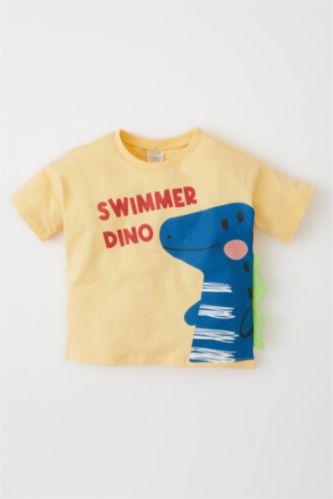 T-shirt à manches courtes Dinosaure Col Ras Du Cou BéBé Garçon