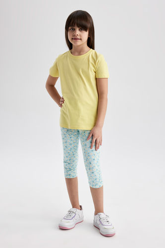 Buy online Girls Yellow Printed Leggings from girls for Women by Diaz for  ₹369 at 5% off | 2024 Limeroad.com