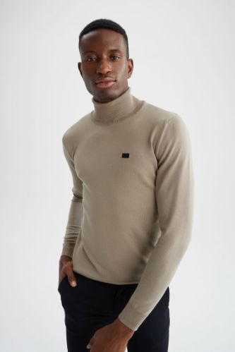 Mens muscle shop fit turtleneck