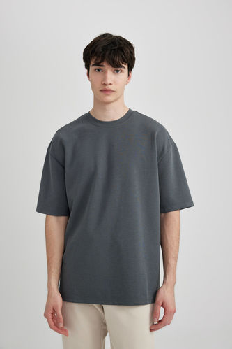 Oversize Fit Premium T-Shirt mit Rundausschnitt