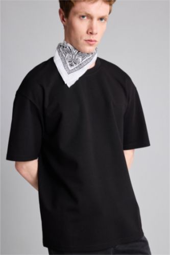 Men Black Short Sleeve T-Shirt
