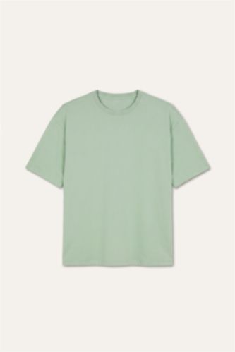 Men Mint Short Sleeve T-Shirt