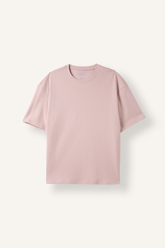 Men Lilac Short Sleeve T-Shirt