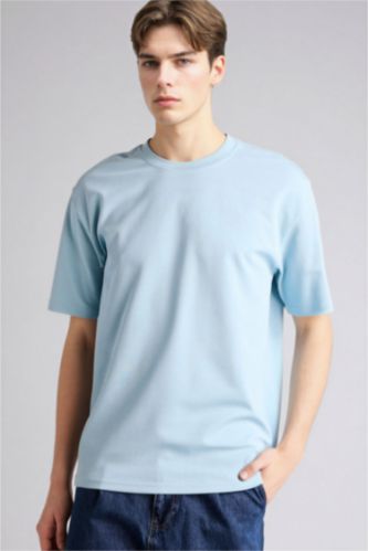 Ерлер Көк Man Short Sleeve T-Shirt