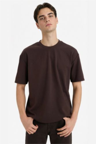 MAN Brown Oversize Fit Breathable T-shirt