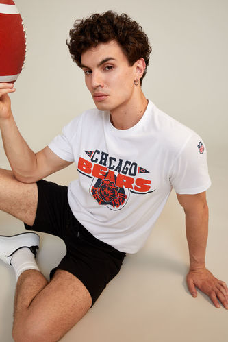 Defacto Fit NFL Chicago Bears Licensed Cotton Combed T-Shirt