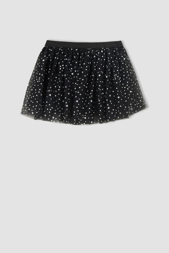 Girl Elastic Waist Tutu Skirt