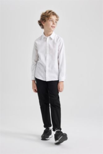 BOYS & TEENS Black بنطلون جبردين قصة عادية