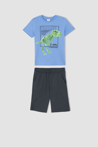 Комплект шорты и футболка с принтом для мальчиков