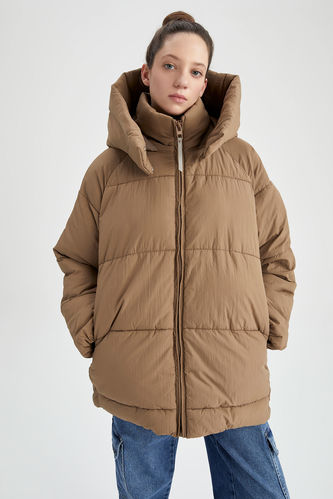 Thermal Waterproof Oversize Fit Hooded Padded Puffer Jacket