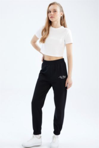 WOMAN Black jogger Trousers