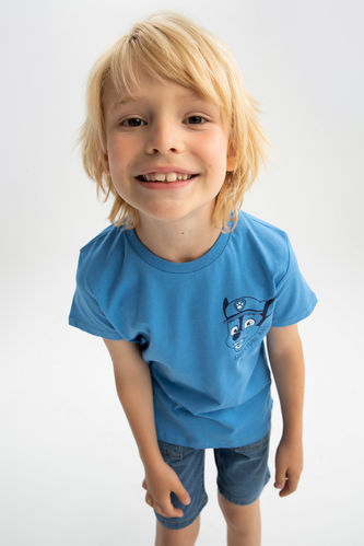 Enfants Garçons T shirt en coton manches courtes Tops Disneys Paw Patrouille à encolure ras-du-cou 3,4,5,6 