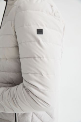 White Man Slim Fit Lined Puffer Jacket 2456222 | DeFacto