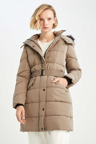 Regular Fit Furry Coat