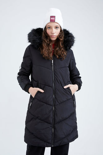 Thermal Waterproof Relax Fit Long Puffer Jacket