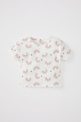 Regular Fit Short Sleeve Unicorn Print T-Shirt