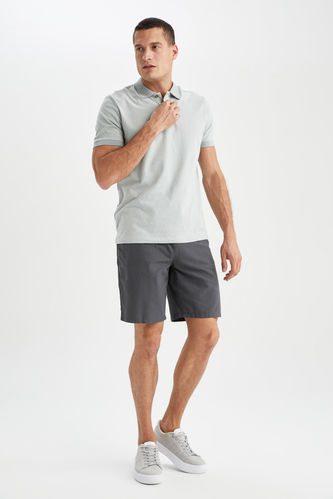 Regular Fit Lace-Up Shorts