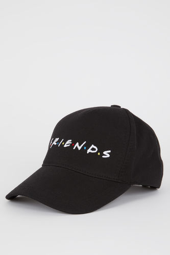 Erkek Friends Nakışlı Pamuklu Cap Şapka