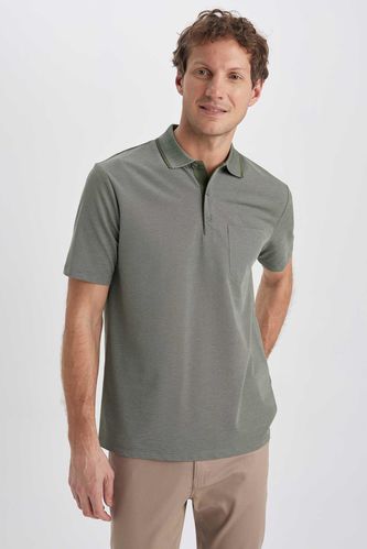 Regular Fit Basic Kısa Kollu Polo Tişört