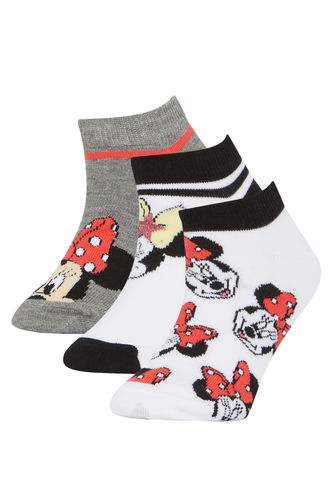 Girl Mickey Minnie Licensed 6 piece Short Socks