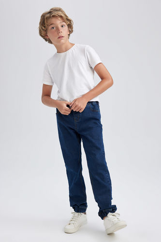 Boy Jogger Elastic Banded Leg Jeans