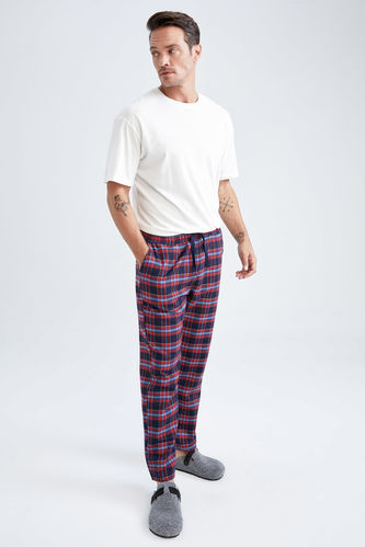 Regular Fit With Pockets Flanel Woven Bottoms