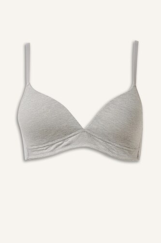 Women Grey Melange With Pad