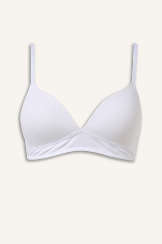 Pamuklu Kaplı Pedli Balensiz Bra