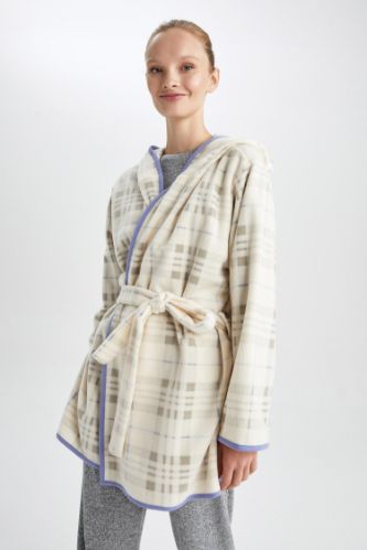 Peignoir hotsell plaid polaire