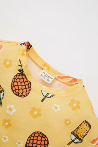 Pineapple pattern outlet shirt