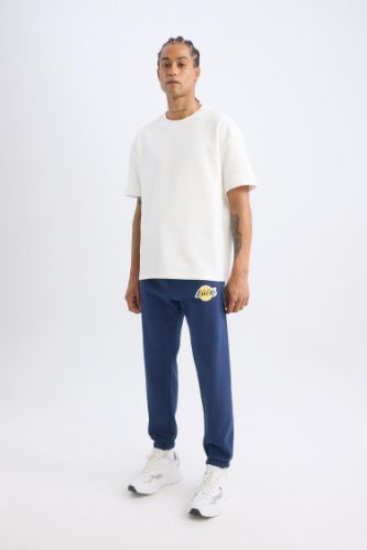 DeFactoFit Regular Fit NBA Los Angeles Lakers Jogger Sweatpants