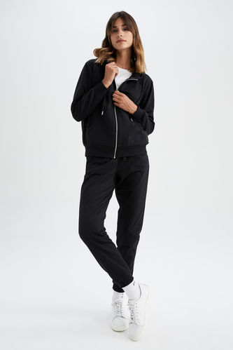 jogger With Pockets Thin Sweatshirt Fabric Trousers