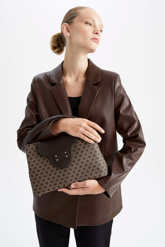 Women's Faux Leather Clutch Bag