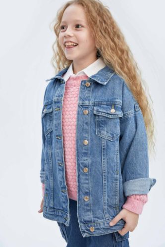 Girls jean outlet jacket