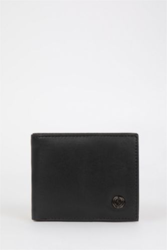 Men Black Men's Faux Leather Wallet